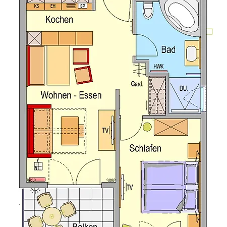 アパート Feldbergturmblick